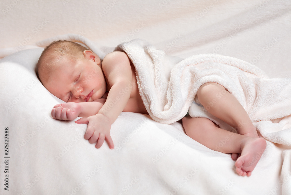 healthy newborn baby two week old sleeping healthy newborn baby two week old sleeping