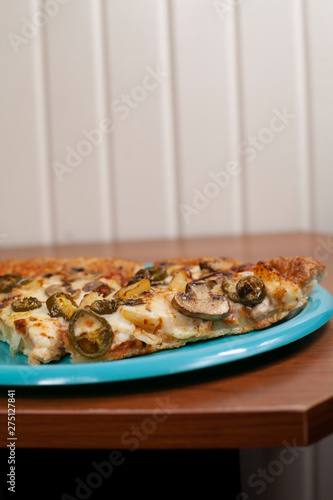 Jalapeno, Mushroom and Pineapple Pizza