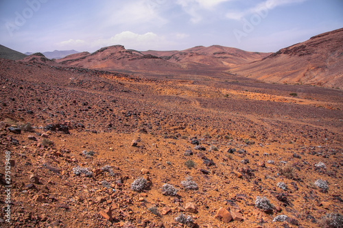 Just stone desert in Morocco