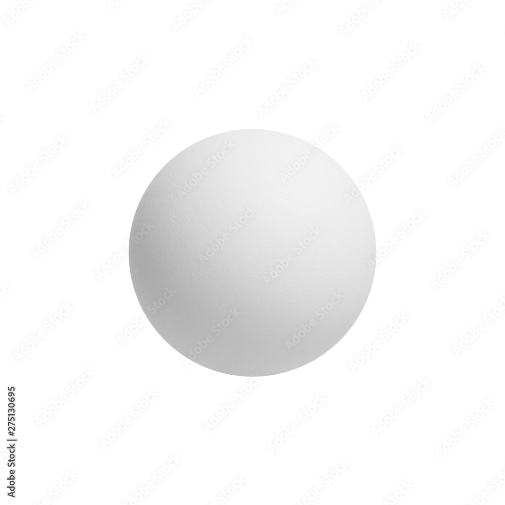 White ping-pong ball