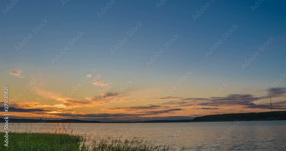 Beautiful Evening Sunset Time Lapse Beautiful Evening Sunset Time Lapse