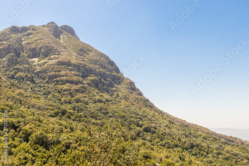 View from Table Mountain National Park in Cape Town, South Africa.