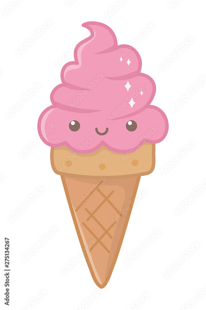 Summer and delicious ice cream design Summer and delicious ice cream design