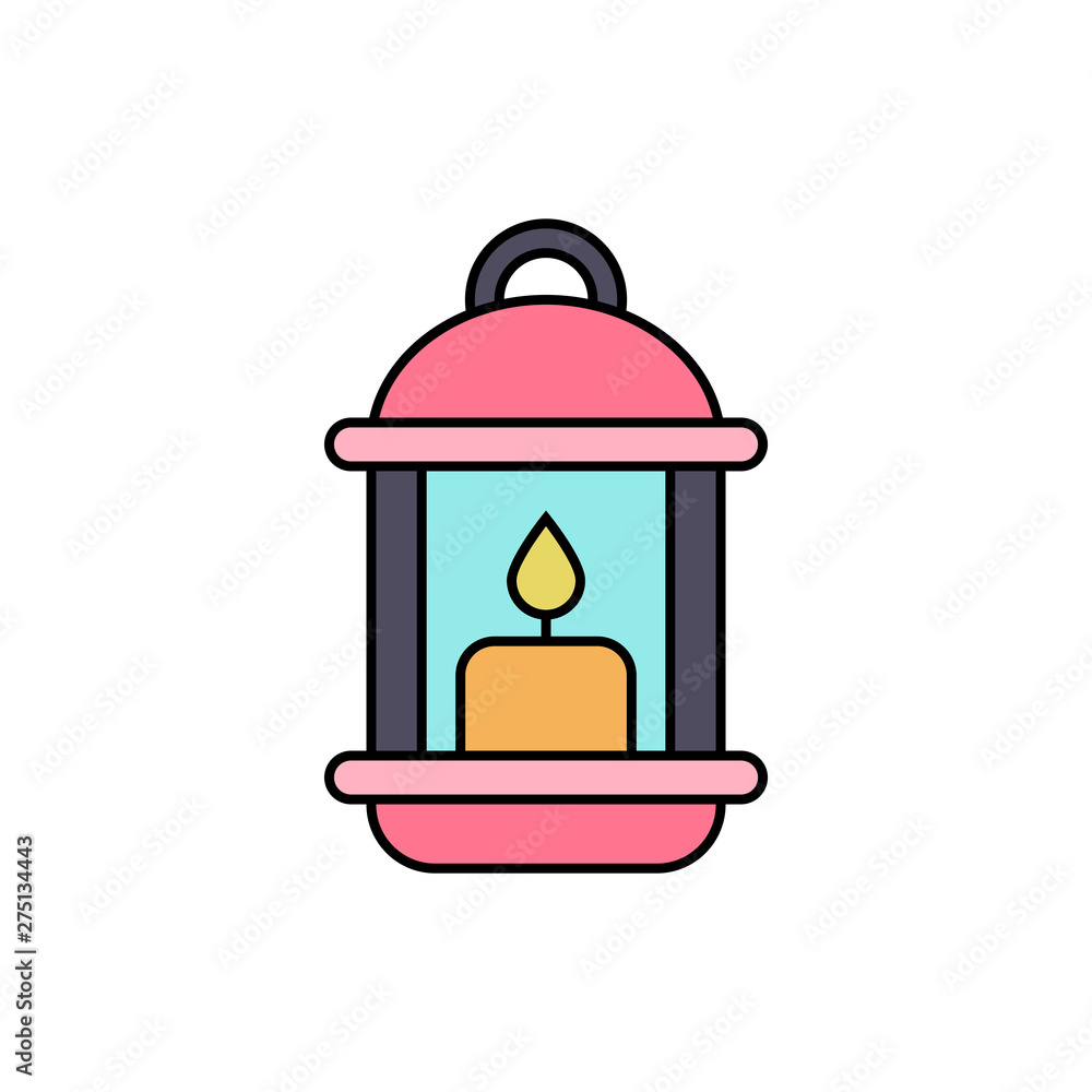 Lantern vector icon sign symbol Lantern vector icon sign symbol