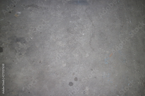 concrete industrial floor with oil stains