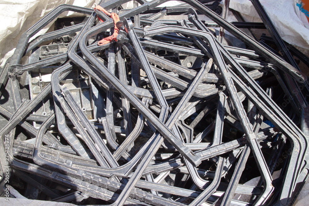 plastic waste from black plastic plastic waste from black plastic
