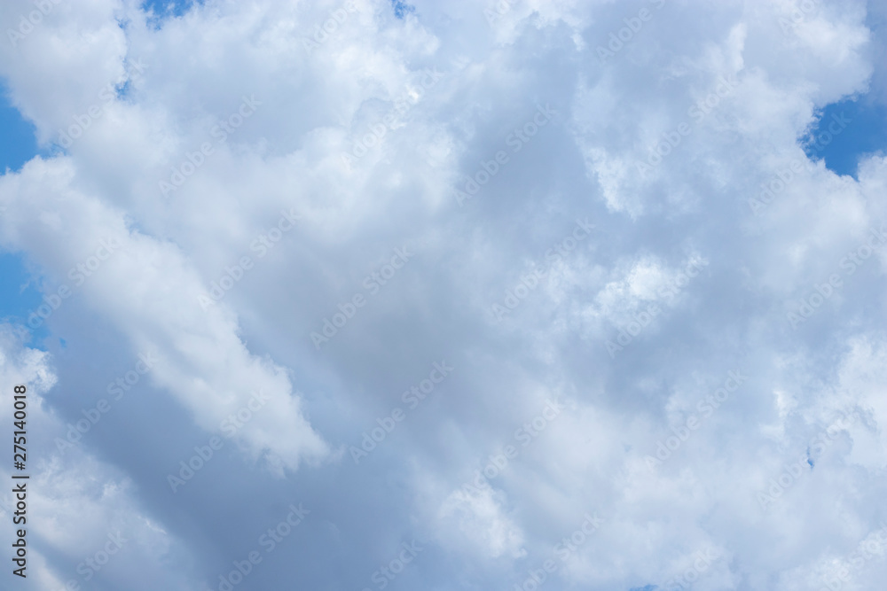 Blue sky background with clouds