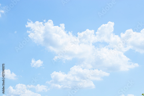 Blue sky background with clouds