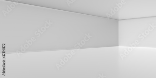 Futuristic abstract background with reflection. Minimal Elegant empty space sci-fi or science concept. 3D Render.