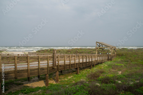 The beach of Padre Island National Seashore  Corpus Christi  Texas