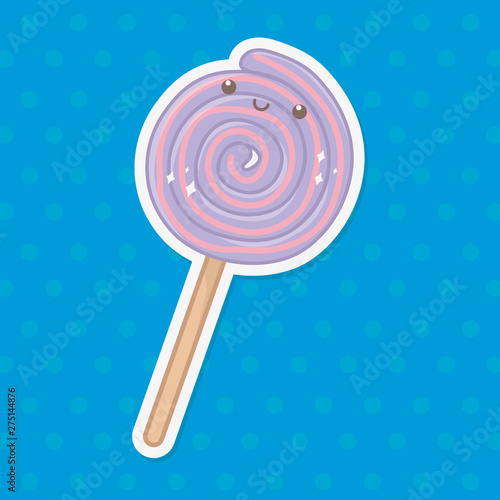 Sweet and delicious lollypop design