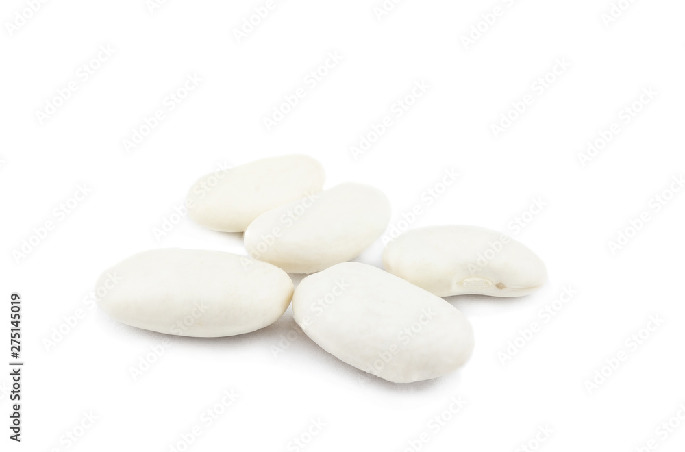 beans on white background isolated beans on white background isolated