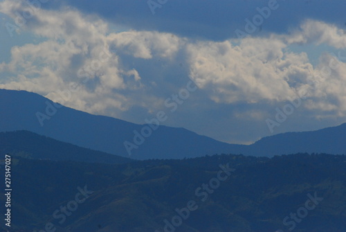 Blue Colorado Mountains