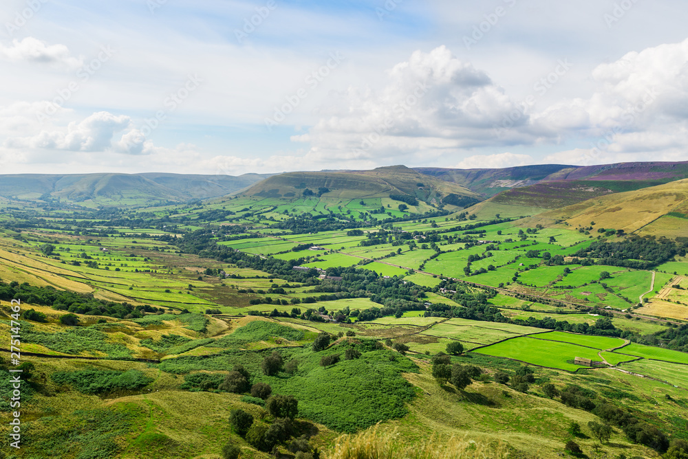 Mam Tor hill near Castleton and Edale in the Peak District National Park, England, UK Mam Tor hill near Castleton and Edale in the Peak District National Park, England, UK