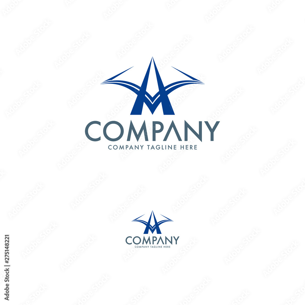 Obraz premium Education, letter A and book logo templates