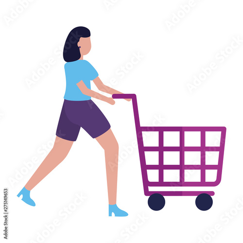 people shopping bag commerce concept