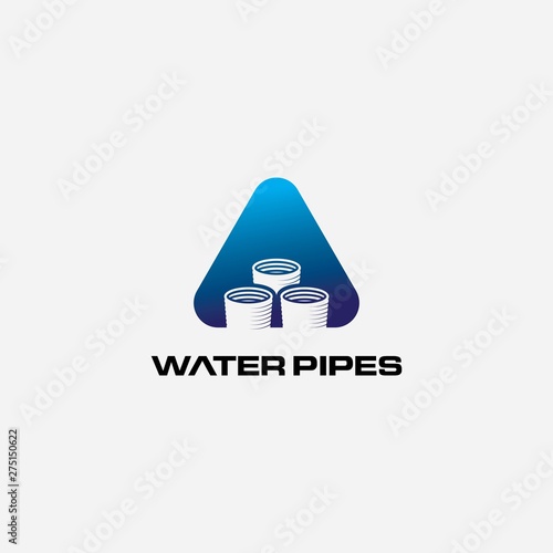 Plumbing logo design template - Vector