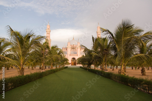 Pink mosque in senegal photo