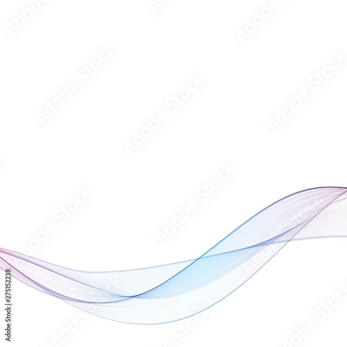 Abstract blue wave vector background.layout for advertising © Kateryna