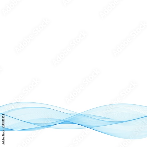 Abstract wave design element. Blue wave.layout for advertising. eps 10