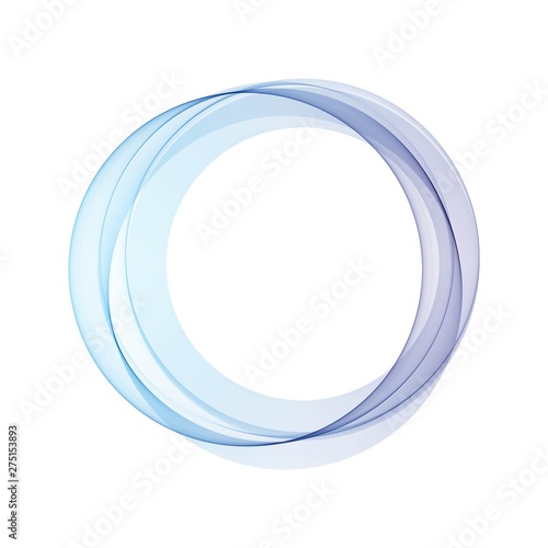 Abstract background with blue circles. eps 10