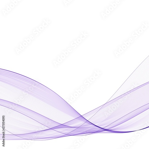 bright violet wave with shadow. Modern, new element for decoration. eps 10