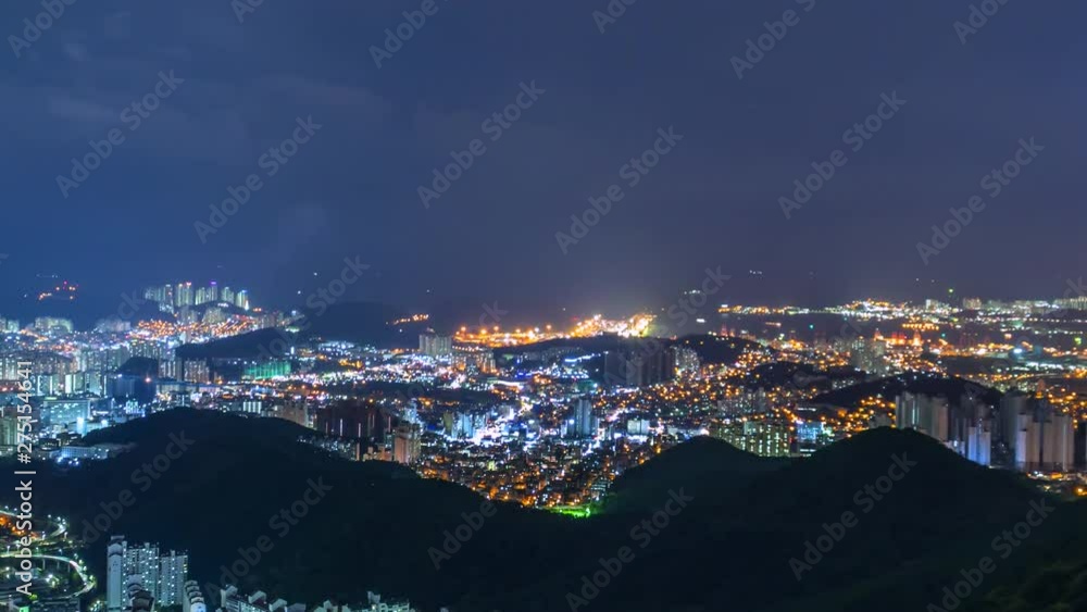 4K.Time lapse Cityscapes of busan South Korea 4K.Time lapse Cityscapes of busan South Korea
