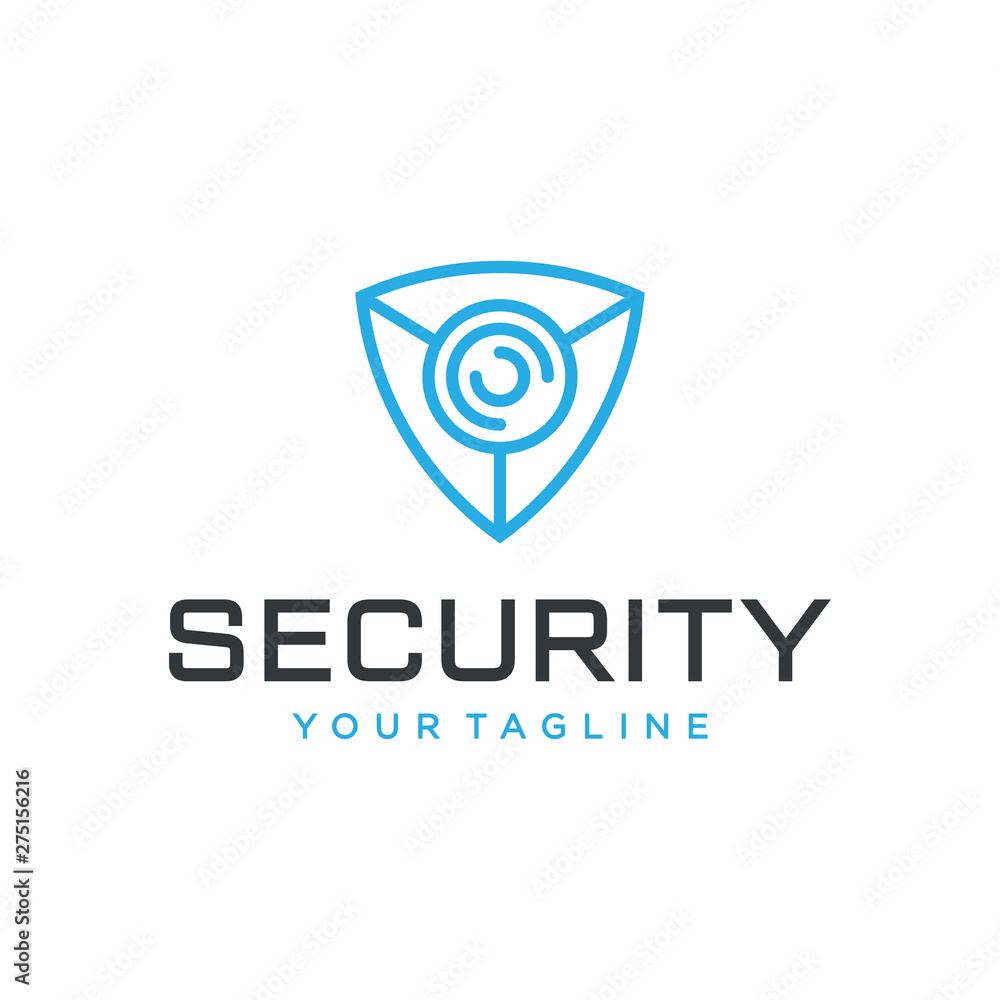 Security cam logo design concept. Universal camera logo. Security cam logo design concept. Universal camera logo.