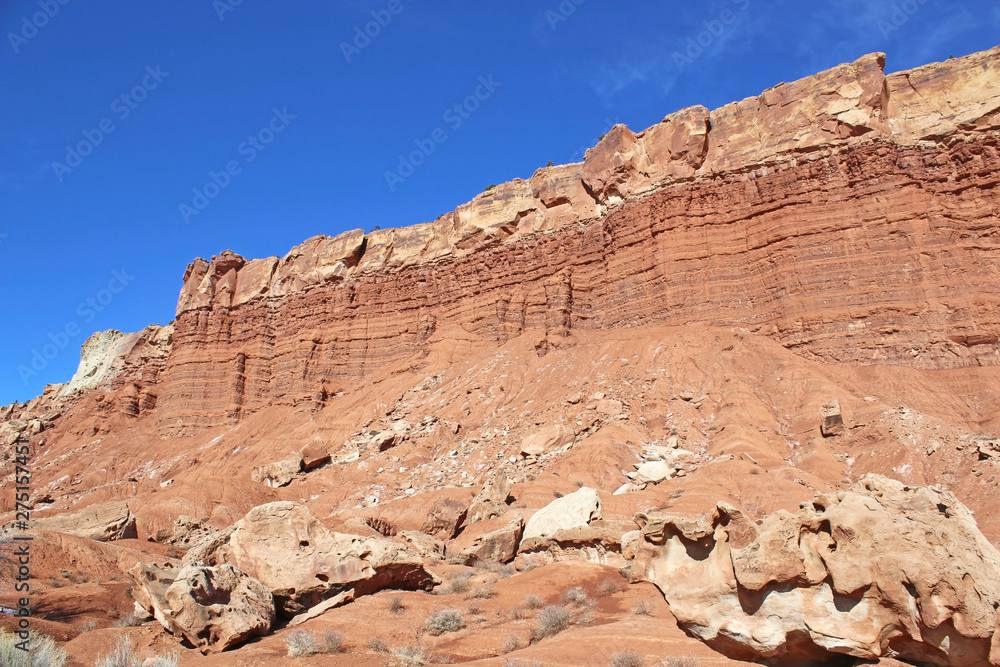 Fototapeta premium Capitol Reef National Park, Utah, in winter
