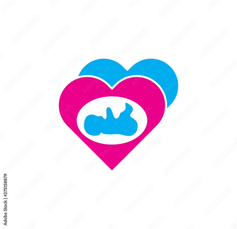 Reproduction related icon on background for graphic and web design ...