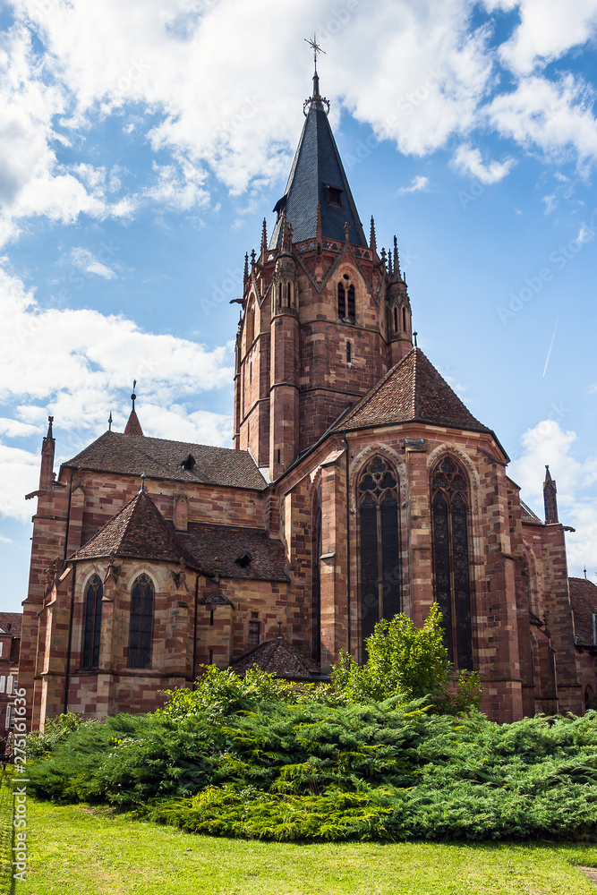 Historical center of the Wissembourg, Alsace, France Historical center of the Wissembourg, Alsace, France