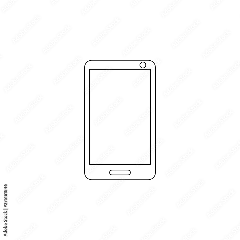 smart phone icon. Element of web for mobile concept and web apps icon. Outline, thin line icon for website design and development, app development smart phone icon. Element of web for mobile concept and web apps icon. Outline, thin line icon for website design and development, app development