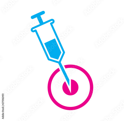Reproduction related icon on background for graphic and web design. Simple illustration. Internet concept symbol for website button or mobile app.