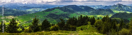 Obraz Pieniny - widok z Wysokiego Wierchu