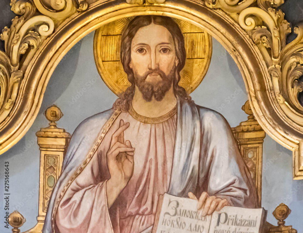 Painting of Christ blessing
