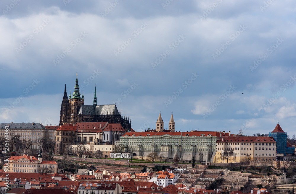 View of the castle of Prague