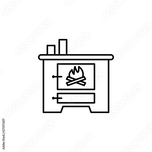 crematory, death outline icon. detailed set of death illustrations icons. can be used for web, logo, mobile app, UI, UX