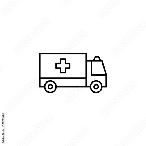Wallpaper Mural ambulance, death outline icon. detailed set of death illustrations icons. can be used for web, logo, mobile app, UI, UX Torontodigital.ca