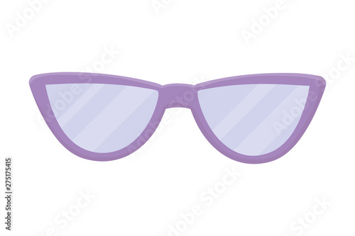 Isolated glasses design vector illustrator