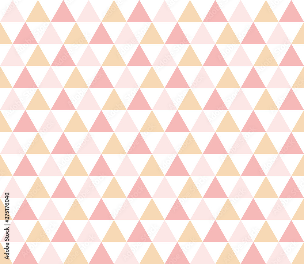 Seamless geometric pattern with colorful triangles on white background. Seamless abstract triangle geometrical background. Infinity geometric pattern. Vector illustration. Seamless geometric pattern with colorful triangles on white background. Seamless abstract triangle geometrical background. Infinity geometric pattern. Vector illustration.