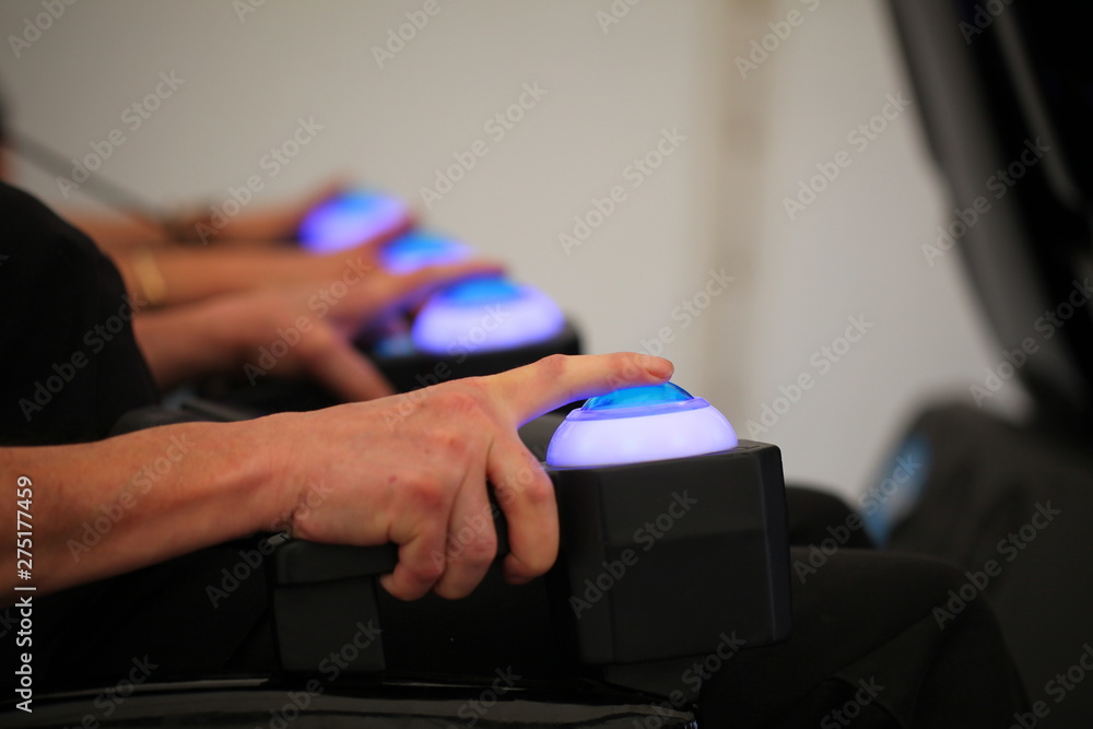 game business pla hand controller man using simulator virtual control panel game business pla hand controller man using simulator virtual control panel