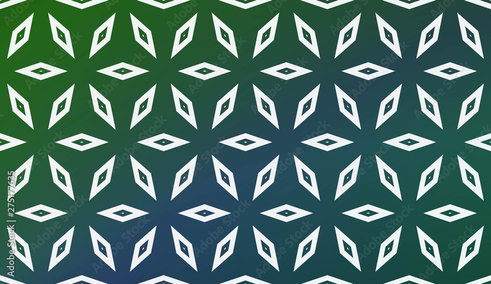 Fototapeta premium Modern Pattern With Curved Line. Geometric Elements. Blurred Gradient Background. Design For Screen, Presentation, Wallpaper. Holiday Object. Vector Illustration