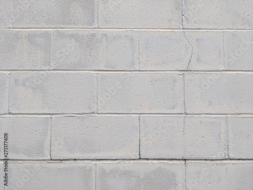 Wallpaper Mural Cinderblock wall painted white background or texture element. Torontodigital.ca