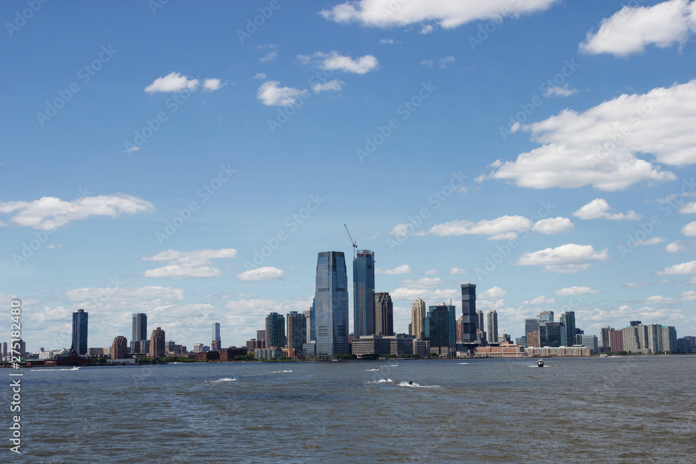 Obraz premium New York City. Skyscrapers of New York from the bay.