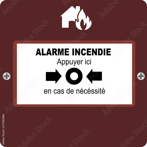 Dispositif de déclenchement d'alarme incendie