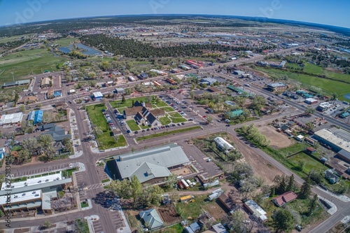 Aerial View of Show Low, Arizona in Spring