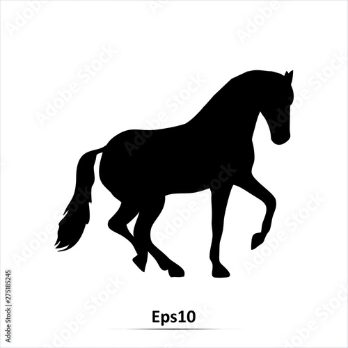 Horse Icon  Vector  Silhouette. Eps10