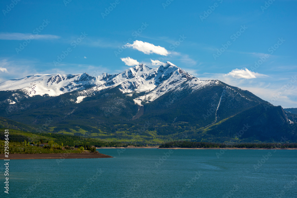 Tenmile Mountain Range and Dillon Reservoir in the Colorado Rockies