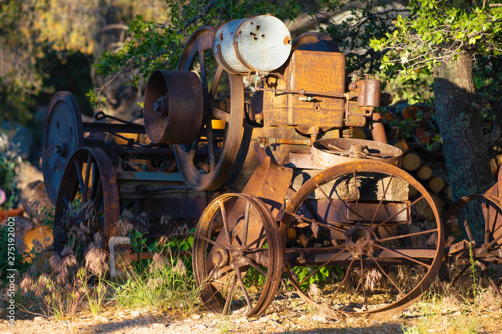 An Old and Rusting Piece of Large Equipment