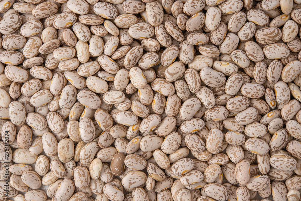 Pinto Beans Close Up Top view, Food Background, Dried Beans, Legume Pinto Beans Close Up Top view, Food Background, Dried Beans, Legume